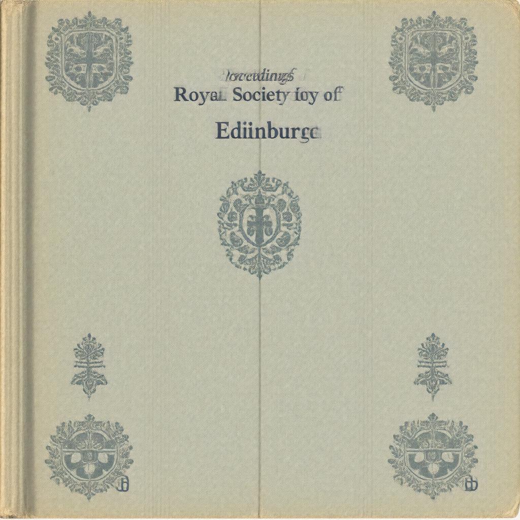 Proceedings of the Royal Society of Edinburgh